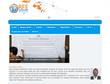 Tablet Screenshot of portail-rfe.org